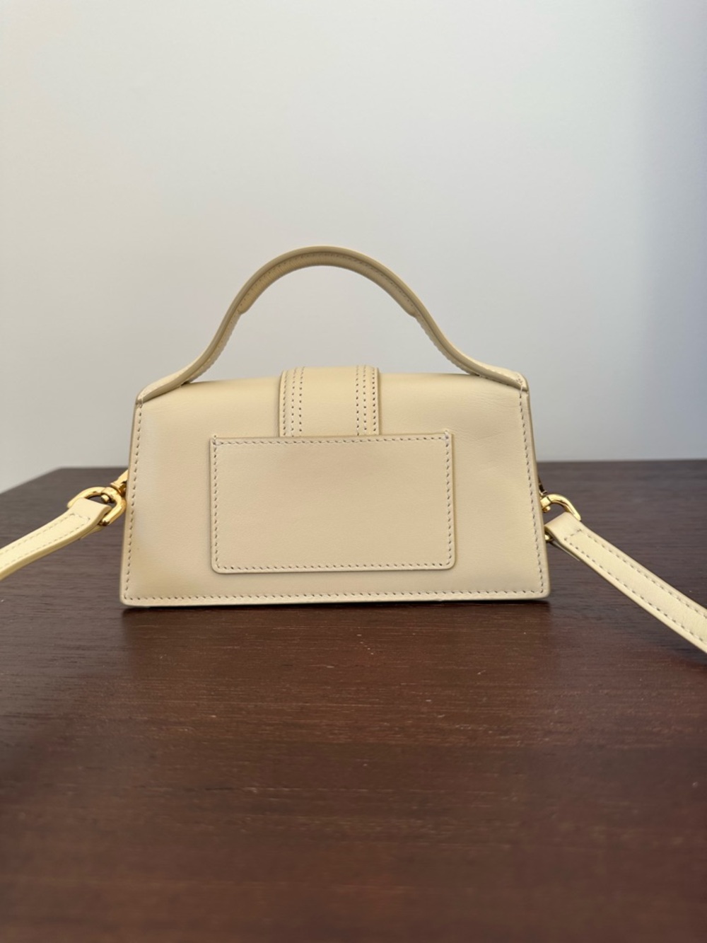 Jacquemus Cream Le Grand Chiquito Top Handle Mini Bag - Picture 5 of 9